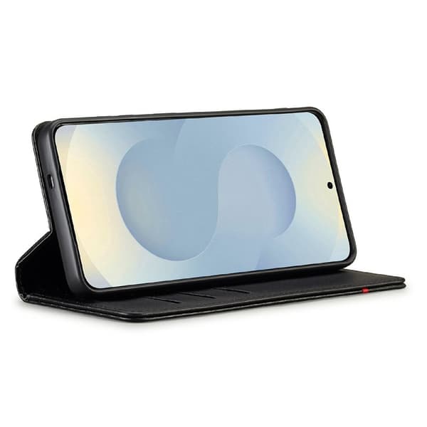 Plånboksfodral till Samsung Galaxy S26 Konstläder Kolfiber - Svart