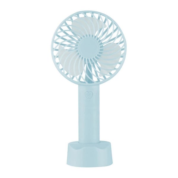 Mini Håndholdt Fan Desktop Bord Luftkøler Bærbare Fans Usb Genopladelige Blue