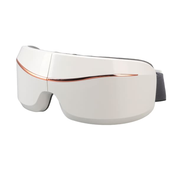 Smart Bluetooth Uppvärmning Vibration USB Laddning Ögonmassager för Hem Sovsal Vit