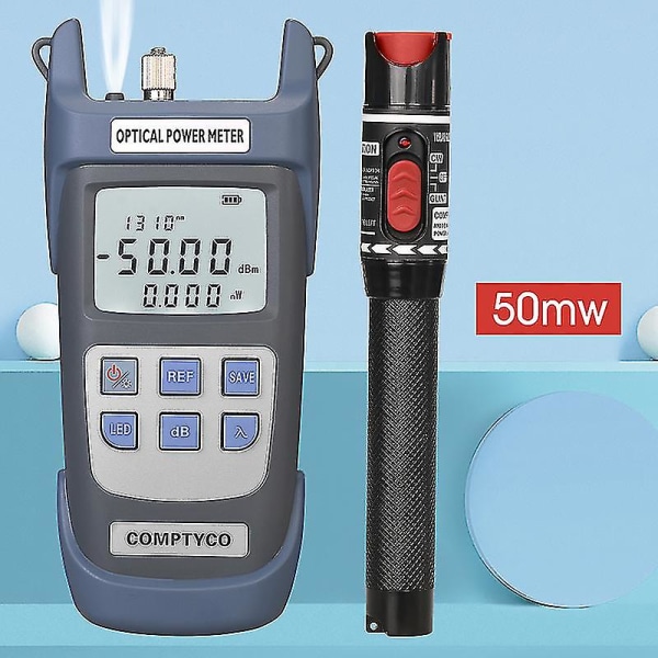 2 In1 Ftth Fiber Tool Kit Fiber Power Meter -50~+26dbm Visual Fault Locator Fiber Test Pen And50mw 1/10/30mw G510A och 50MW G510A and 50MW
