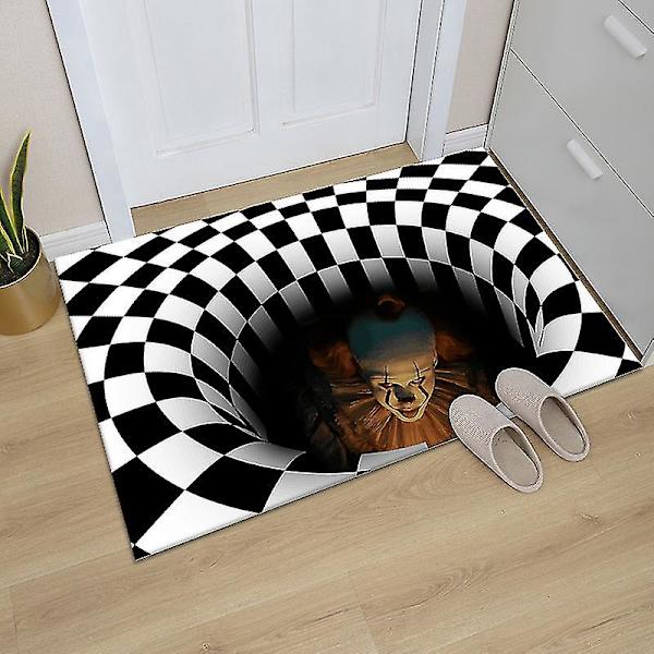 It 3D Hole Ovimatto Caretive Vortex Illusion Ovimatto Stereo Vision It Illusion matto 60X90cm