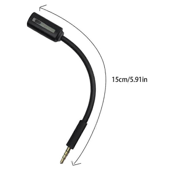 Erstatningsmikrofoner til ROG Delta II gaming-headset med støjreduktion og fleksibel bom til ROG Delta 2 Black