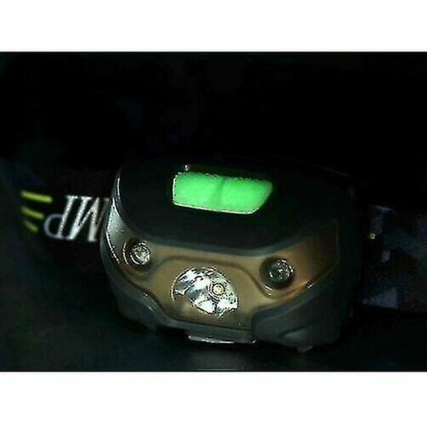 Hhcx-(green) Waterproof Headlight Super Bright Head Torch Led Usb Rechargeable Headlamp Fish