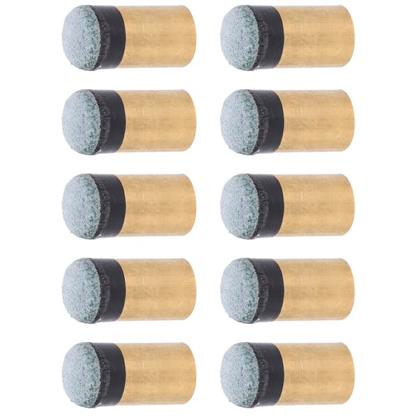 10 st Biljardköspetsar Ersättning Koppar PU Läder 10MM