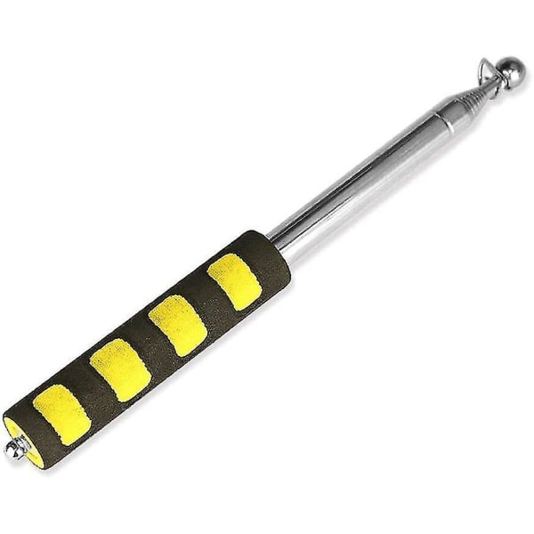Handhållen flaggstång i rostfritt stål Bärbar flaggstång 120 cm förlängbar flagga Stickyellow
