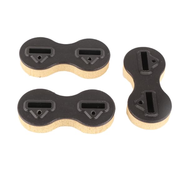 3 stk. PVC Surfbræt Finneboks Rund Kopform Ni Graders Sidefinner Propper
