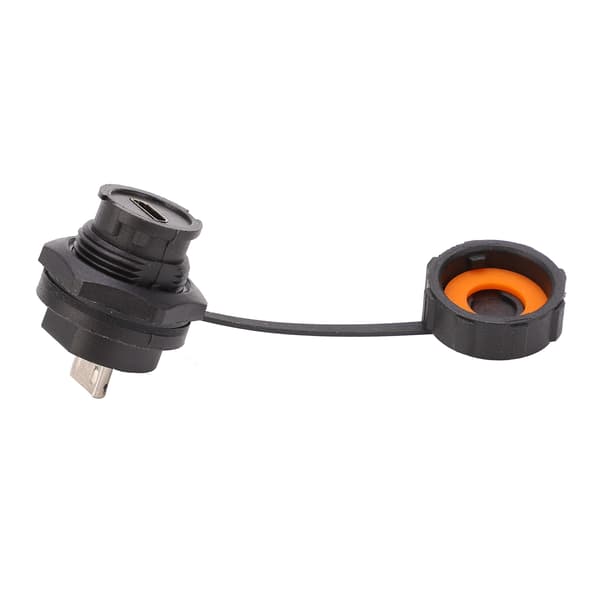 Vedenpitävä USB-liitin IP68 MICRO USB Naaraspuolinen emolevyn takapistorasia E10MCBFFF