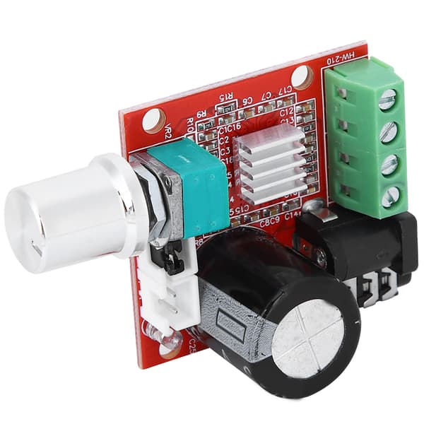 PAM8610 Digital Mini Stereo Ljudförstärkarkort Modul 8V-12V DC Volympotentiometer