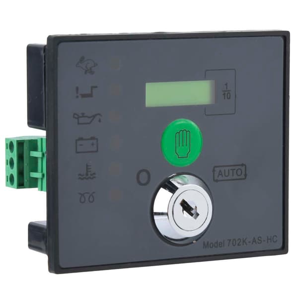 DSE702AS Elektronisk manuell start generator kontrollermodul kontrollpanel LCD-skjerm