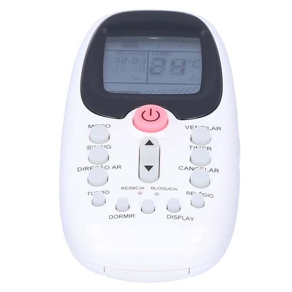 Fjärrkontroll för luftkonditionering, ersättningsfjärrkontroll för Midea Comfee RG06A6/BGE