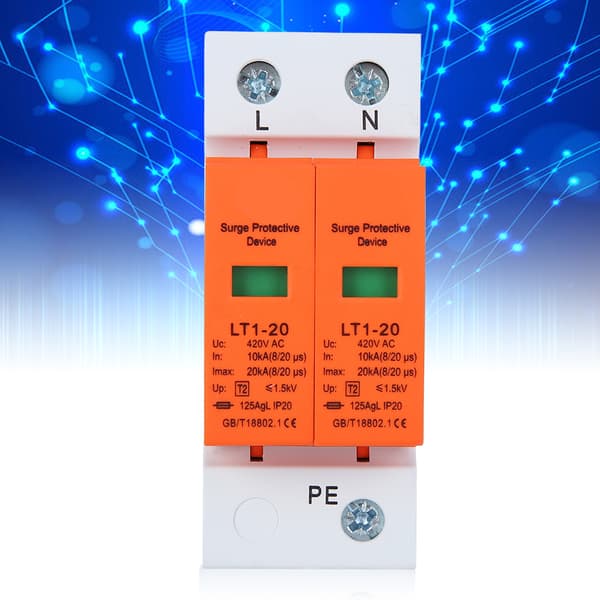 Överspänningsskydd Orange Arc Module 2P LT120 20ka Åskskydd Modulära apparater