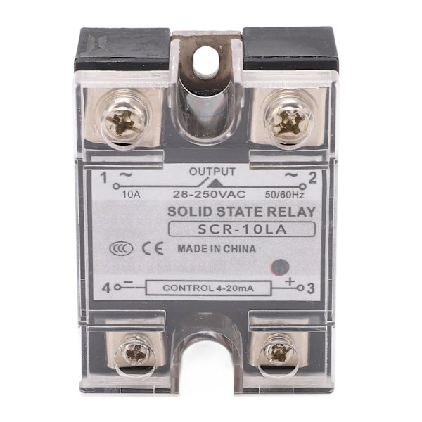 4-20mA Input Smart Solid State Relæ Strøm Spændingsreguleringsmodul 28-250VAC Trinløs Regulering