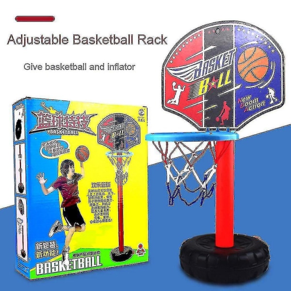 Justerbart skyddande set för barn Basketställ för barn med nät och boll Utomhus Justerbart set inomhus