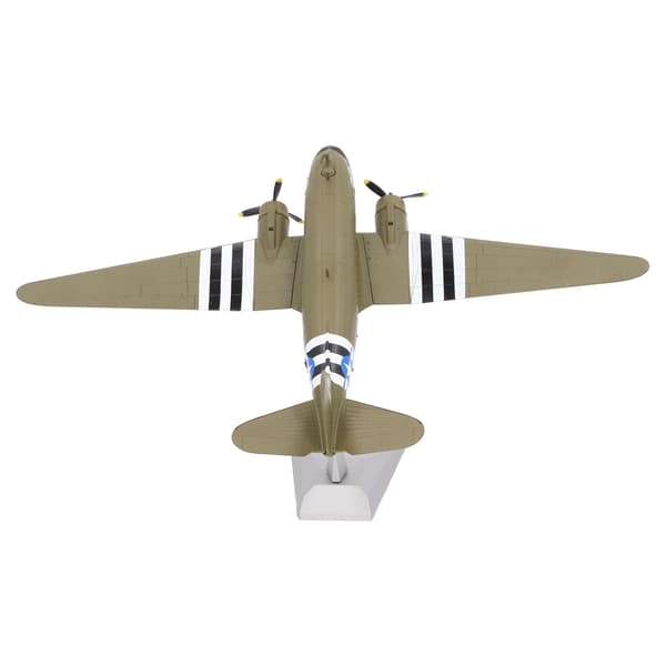 Flygplansmodellleksak 1:100 C47 DC3 Legering Simulerad Transportör Displaymodellplan