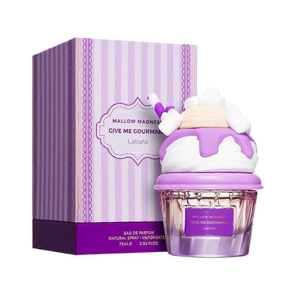 【BQ】Marshmallow Cupcake parfym 75ml Gourmand Chokladdoft Långvarig Present Cream