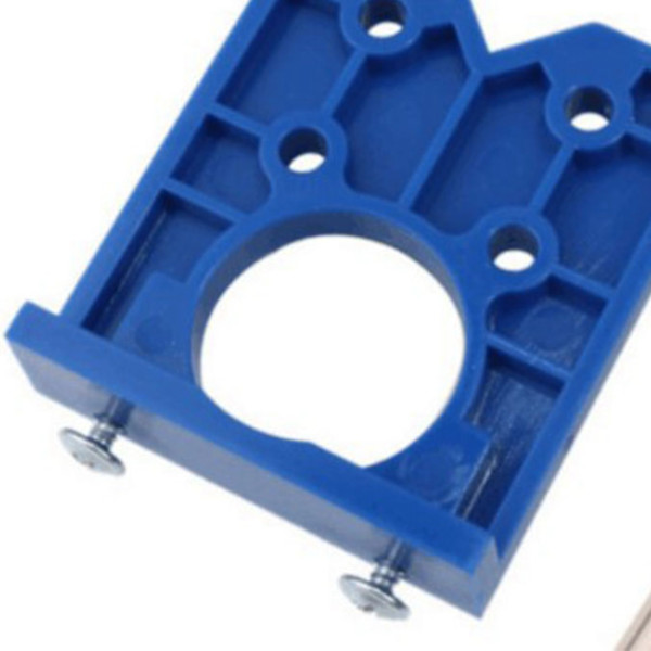 Skjult hængsel jig kit 35mm ABS med præcis legering hængsel borehul router jig til møbler