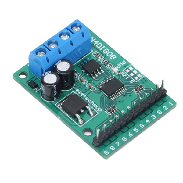 Input Output Control Module 8 Kanal 9600BPS RS485 TTL Kontrollerkort N4DIG08 Med Pin