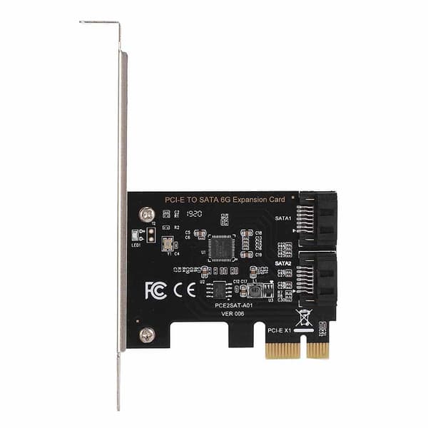 PCI-E till SATA 3.0 expansionsadapter - 2-portars SATA III 6Gbps-kort