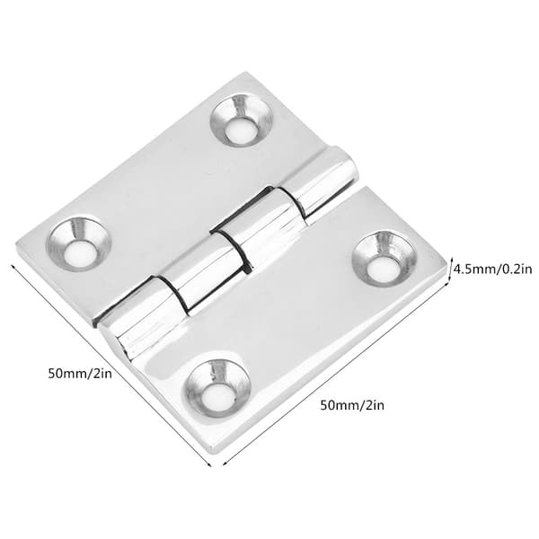 Hængsel Rustfrit Stål Skabsdør Vindue Hardware Tilbehør 50x50mm