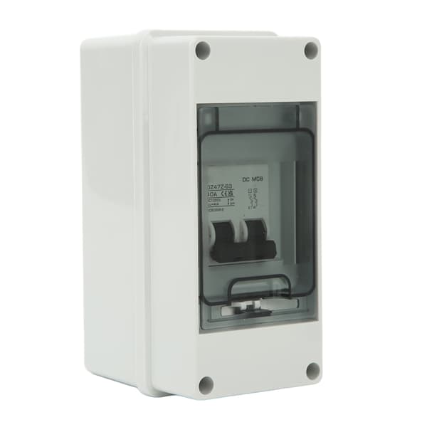2P Miniature Circuit Breaker IP65 Vandtæt Afbryder Solcelle PV System 1000VDC 40A