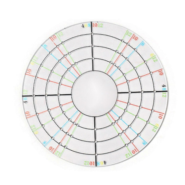 【BQ】Ceramic Round Divider Clay Tool Ceramic Tool Template Tool Pottery Art Tool Even Dividing Art Tool Pottery Tool color