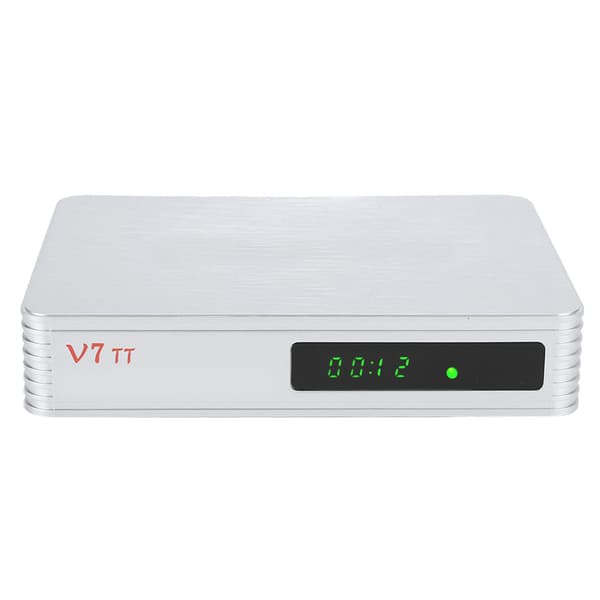 Højkvalitets Set Top Box STB Udstyrstilbehør Support til 100‑240V Grå sølv EU