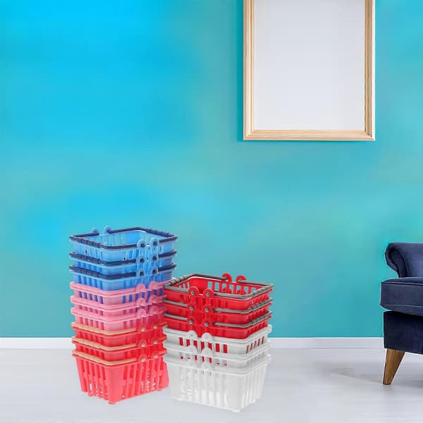 【BQ】Minikurv i assorterede farver til opbevaring 15 stk
