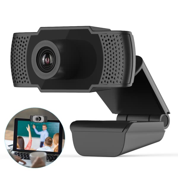 1080p sort webkamera med indbygget mikrofon - USB X22