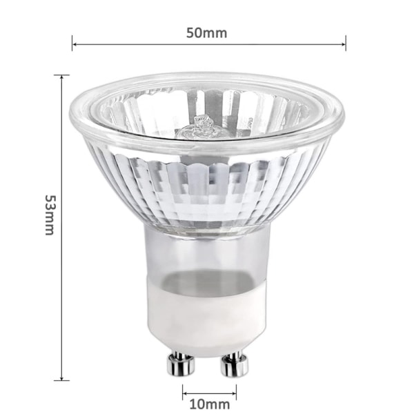 Styck GU10 35W halogenspotlight glödlampa Dimbar, halogenreflektorlampor