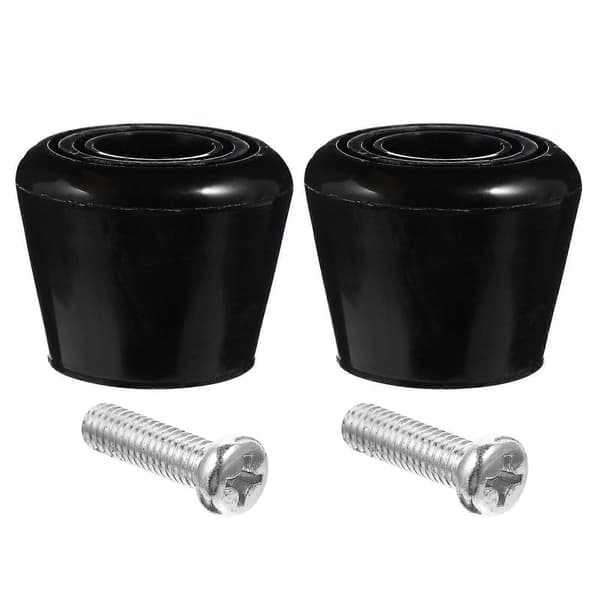【BQ】4 stk. rulleskøjtebremseklods rulleskøjtebremseklods bremsebakkeholder Black