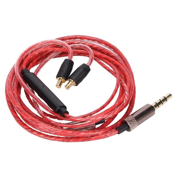 Hodetelefon lyd erstatningskabel Hodetelefonforlengelseskabler for Audio Technica CKS1100 E40 E50 E70 LS200 LS300 LS400
