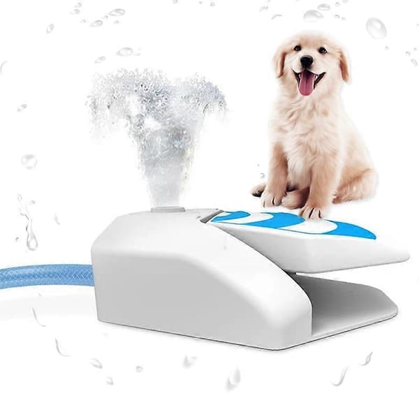 【BQ】Automatisk kæledyrshundevandfontæne Udendørs kattehundevanddrikkefoderdispenser skål Hundefoderlegetøj Kæledyrsartikler