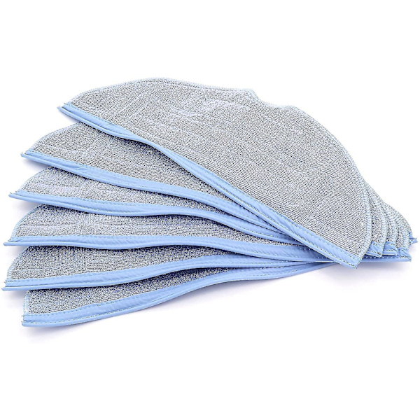 6 stk udskiftning mikrofiber moppe klud rensepuder til Roborock T7s T7s Plus S7 støvsuger tilbehør
