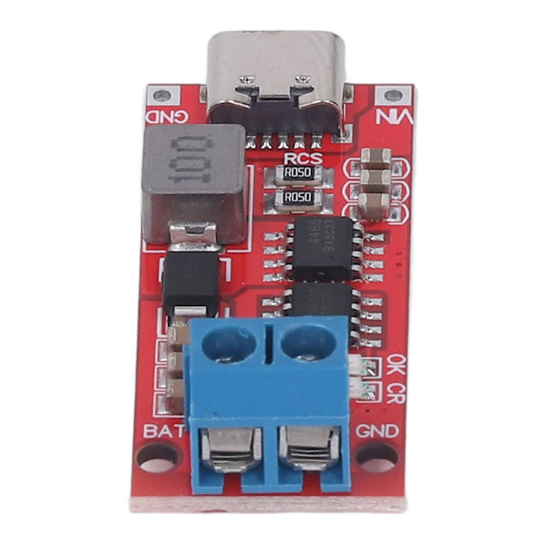 Litiumbatteri Boost Modul Type C Grensesnitt PCB Step Up Konverter 4A DC 3-6V Beskyttelse