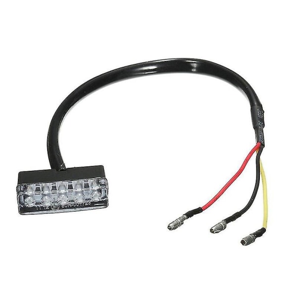 12v Mini 5 Led Universal Lågförbrukning Power Motorcykel Scooter Atv Cykel Röd Bakre Bakre Stopp Bromsljus Lampa#267655