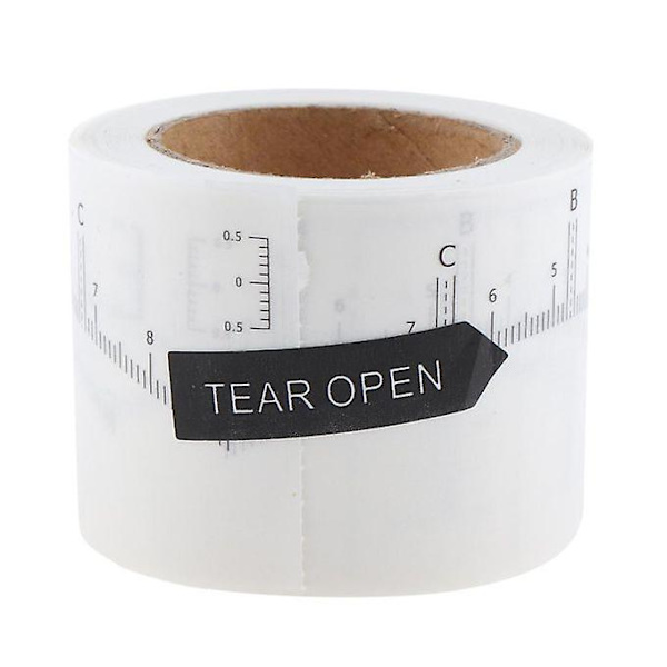 1 Roll Eyebrow Ruler Tarra Pysyvä kulmakarvojen mittausviiva
