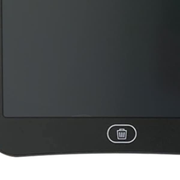 10 tommer LCD skrivetablet sletbar elektronisk tegnebræt til børn sort