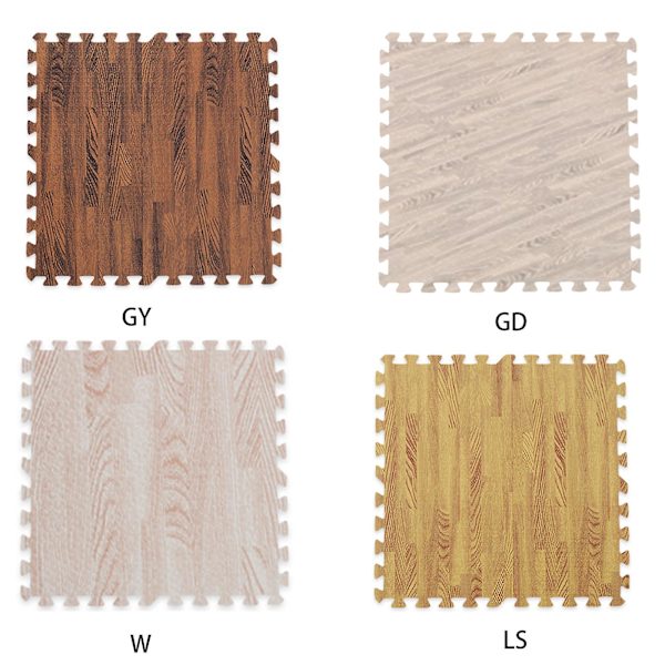 Eva Foam Golv Kakel Trä Grain Pussel Golv Matta Baby toddler 60 x1.0cm Shallow wooden grain