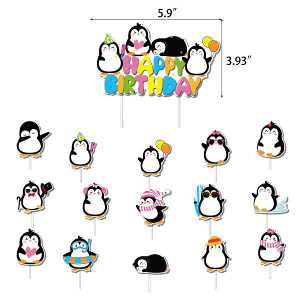 Penguin Balloon Penguin Party Supplies Penguin Dekorationer