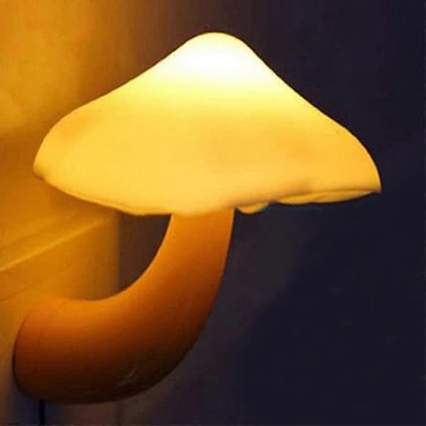 Energibesparende sensor LED-natlampe med svampeform og stik zd.21
