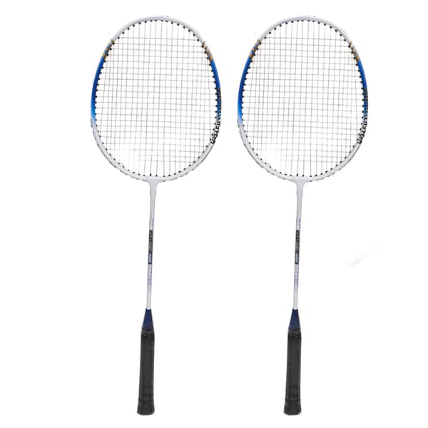 REGAIL Badmintonracket Par 2 Aluminiumlegering Lättvikt Bärbar Inomhus Utomhus Blå