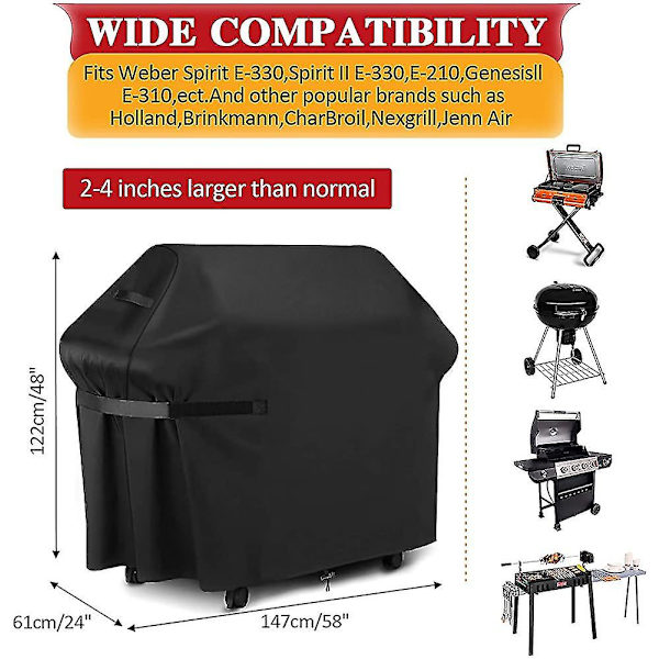 Cover. Bbq Gas Cover Bbq Cover 420d Cover Vattentät Oxford Tyg Uv