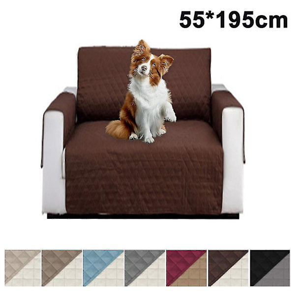 Sofabetræk Vendbart sofabetræk Vandtæt sofabetræk med skumstift Dark gray 55*195cm