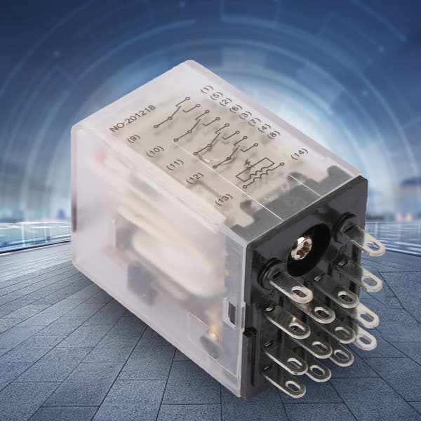 BEMM4C 14-benet 5A Mini Power Mellemrelæ Elektromagnetisk Relæ (24VAC)