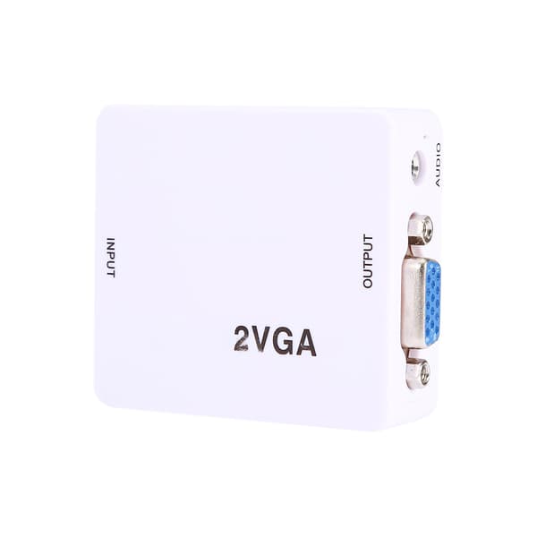Mini HDMI til VGA-omformer - 1080P Adapter med USB-kabel