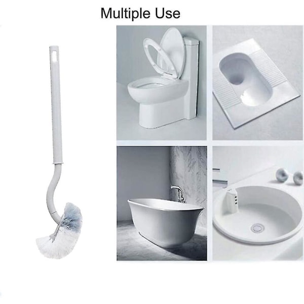 Toalettskålborste för badrum, Toalettborste med kurvig design