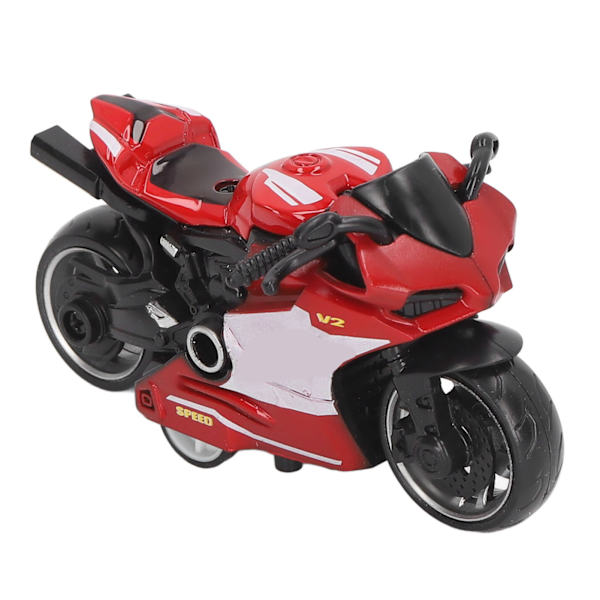 Træk Tilbage Motorcykel Legetøj Legering Simulation Model Børne Gave Samling Rød