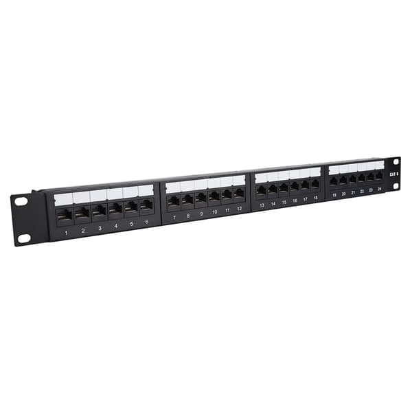 Høyhastighets CAT6 24-porters datapatchpanel