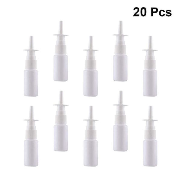 20pcs 30ml Empty Refillable Nasal Spray Bottles Fine Mist Sprayers Atomizers Vial Pot For Saline Wat