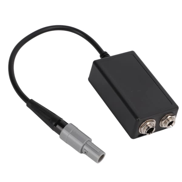 Aviation Headset Adapter General Aviation Dual til GA Hun til LEMO 6-pin Han Adapter
